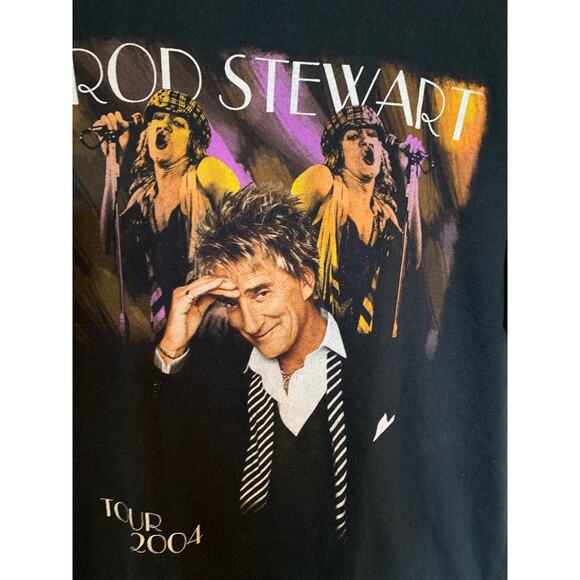 Rod Stewart graphic concert  t , 70s 80s band rock classic - Picture 1 of 5